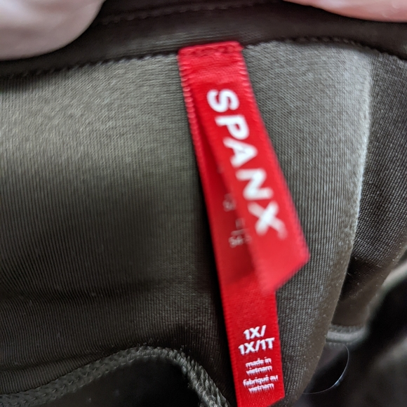 SPANX brown faux suede leggings - Picture 3 of 5